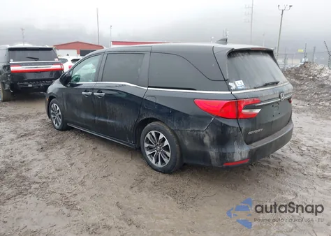 2022 Honda Odyssey Ex-L z USA, uszkodzony, nr VIN 5FNRL6H70NB019286